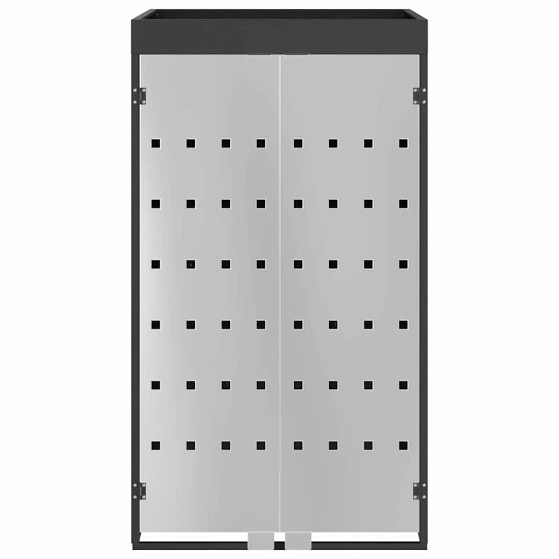 vidaXL Hulladékgyűjtő tároló virágcserép tetővel 240L-es kukához