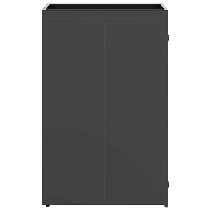 vidaXL Hulladékgyűjtő tároló virágcserép tetővel 240L-es kukához