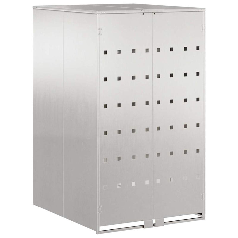 vidaXL Hulladékgyűjtő tároló gázliftinges fedéllel 240L-es kukához