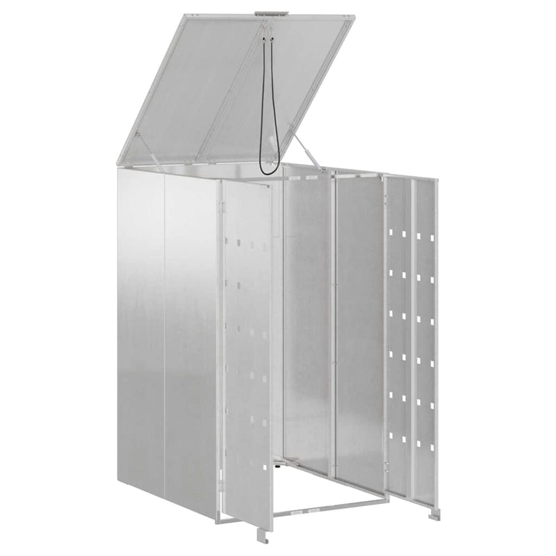 vidaXL Hulladékgyűjtő tároló gázliftinges fedéllel 240L-es kukához