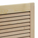 vidaXL Széfajtó ajtóval Természetes 110 x 2,1 x 39,5 cm Tömör fenyőfa