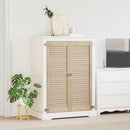 vidaXL Széfajtó 2 pcs Természetes 110 x 2,1 x 39,5 cm Tömör fenyőfa