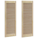 vidaXL Széfajtó 2 pcs Természetes 110 x 2,1 x 39,5 cm Tömör fenyőfa