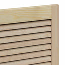 vidaXL Széfajtó ajtóval Természetes 49,5 x 2,1 x 110 cm Tömör fenyőfa