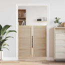 vidaXL Széfajtó 2 pcs Természetes 49,5 x 2,1 x 110 cm Tömör fenyőfa