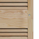 vidaXL Széfajtó 2 pcs Természetes 140,5 x 2,1 x 39,5 cm Tömör fenyőfa