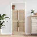 vidaXL Széfajtó 2 pcs Természetes 140,5 x 2,1 x 39,5 cm Tömör fenyőfa