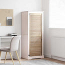vidaXL Széfajtó Természetes 49,5 x 2,1 x 140,5 cm Tömör fenyőfa