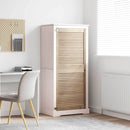 vidaXL Széfajtó Természetes 140,5 x 2,1 x 59,5 cm Tömör fenyőfa