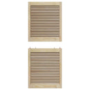 vidaXL Széfajtó 2 pcs Természetes 140,5 x 2,1 x 59,5 cm Tömör fenyőfa