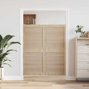 vidaXL Széfajtó 2 pcs Természetes 140,5 x 2,1 x 59,5 cm Tömör fenyőfa