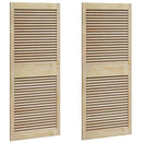 vidaXL Széfajtó 2 pcs Természetes 140,5 x 2,1 x 59,5 cm Tömör fenyőfa
