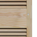 vidaXL Széfajtó ajtóval Természetes 170 x 2,1 x 49,5 cm Tömör fenyőfa