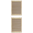 vidaXL Széfajtó 2 pcs Természetes 170 x 2,1 x 59,5 cm Tömör fenyőfa