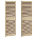 vidaXL Széfajtó 2 pcs Természetes 170 x 2,1 x 59,5 cm Tömör fenyőfa