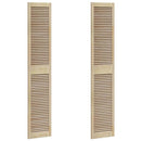 vidaXL Széfajtó 2 pcs Természetes 201 x 2,1 x 39,5 cm Tömör fenyőfa