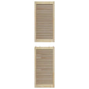vidaXL Széfajtó ajtóval Természetes 201 x 2,1 x 49,5 cm Tömör fenyőfa