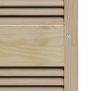 vidaXL Széfajtó 2 pcs Természetes 201 x 2,1 x 49,5 cm Tömör fenyőfa