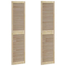 vidaXL Széfajtó 2 pcs Természetes 201 x 2,1 x 49,5 cm Tömör fenyőfa