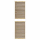 vidaXL Széfajtó 2 pcs Természetes 201 x 2,1 x 59,5 cm Tömör fenyőfa