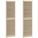 vidaXL Széfajtó 2 pcs Természetes 201 x 2,1 x 59,5 cm Tömör fenyőfa