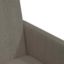 vidaXL Kerekes Étkező Székek 2 pcs Világosszürke 57 x 66 x 94 cm