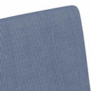 vidaXL Kerekes Étkező Székek 2 pcs Kék 57 x 66 x 94 cm Bársony anyag