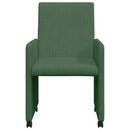 vidaXL Kerekes Étkező Székek 2 pcs Szürke zöld 57 x 66 x 94 cm