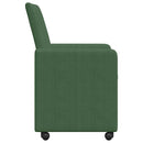 vidaXL Kerekes Étkező Székek 2 pcs Szürke zöld 57 x 66 x 94 cm