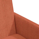 vidaXL Kerekes Étkező Székek 2 pcs Piros narancs 57 x 66 x 94 cm