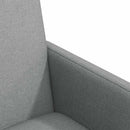 vidaXL Kerekes Étkező Székek 2 pcs Világosszürke 57 x 66 x 94 cm