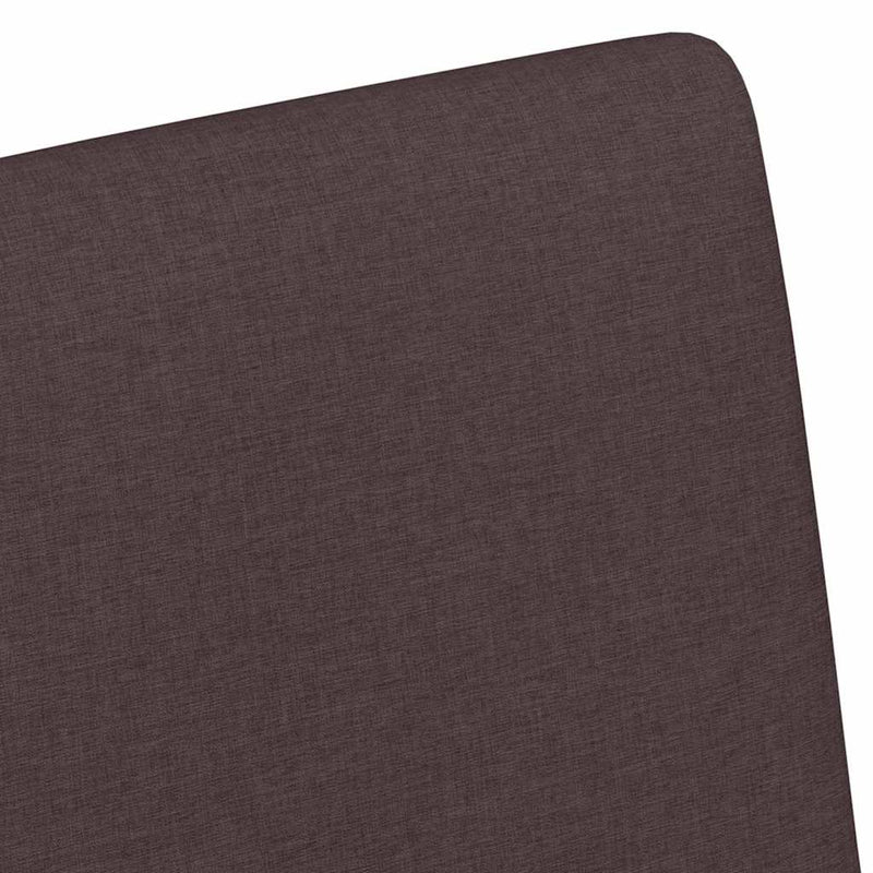 vidaXL Étkező Székek kerékkel 2 pcs sötétbarna 57 x 66 x 94 cm szövet