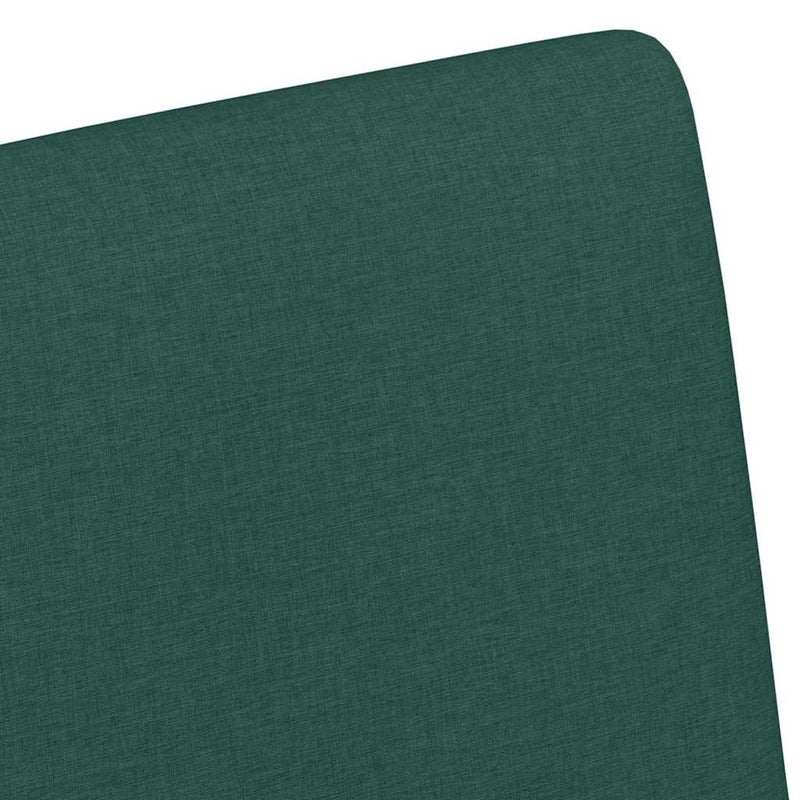 vidaXL Étkező Székek kerékkel 2 pcs Sötétzöld 57 x 66 x 94 cm szövet