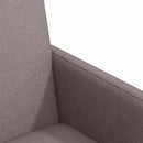 vidaXL Kerekes Étkező Székek 2 pcs Tópszínű 57 x 66 x 94 cm szövet