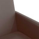 vidaXL Kerekes Étkező Székek 2 pcs Barna 57 x 66 x 94 cm Műbőr
