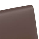 vidaXL Kerekes Étkező Székek 2 pcs Barna 57 x 66 x 94 cm Műbőr