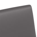 vidaXL Kerekes Étkező Székek 2 pcs Szürke 57 x 66 x 94 cm Műbőr