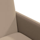 vidaXL Kerekes Étkező Székek 2 db Műbőr Cappuccino 57 x 66 x 94 cm