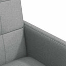 vidaXL Kerekes Étkező Székek 2 pcs Világosszürke 58 x 65 x 94 cm