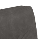 vidaXL Kerekes Étkező Székek 2 pcs Fekete 57 x 67 x 95 cm Műbőr