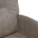 vidaXL Kerekes Étkező Székek 2 pcs Szürke 57 x 67 x 95 cm Műbőr