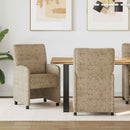 vidaXL Kerekes Étkező Székek 2 pcs Világosszürke 57 x 67 x 95 cm