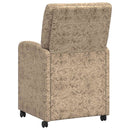 vidaXL Kerekes Étkező Székek 2 pcs Világosszürke 57 x 67 x 95 cm