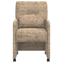 vidaXL Kerekes Étkező Székek 2 pcs Világosszürke 57 x 67 x 95 cm