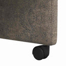 vidaXL Kerekes Étkező Székek 2 pcs Sötétszürke 57 x 67 x 95 cm