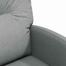 vidaXL Kerekes Étkező Székek 2 pcs Világosszürke 57 x 67 x 95 cm