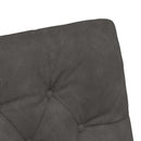 vidaXL Kerekes Étkező Székek 2 pcs Fekete 58 x 67 x 97 cm Műbőr