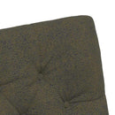 vidaXL Kerekes Étkező Székek 2 pcs Katonai zöld 58 x 67 x 97 cm