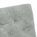 vidaXL Kerekes Étkező Székek 2 pcs Világosszürke 58 x 67 x 97 cm