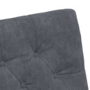 vidaXL Kerekes Étkező Székek 2 pcs Sötétszürke 58 x 67 x 97 cm Bársony